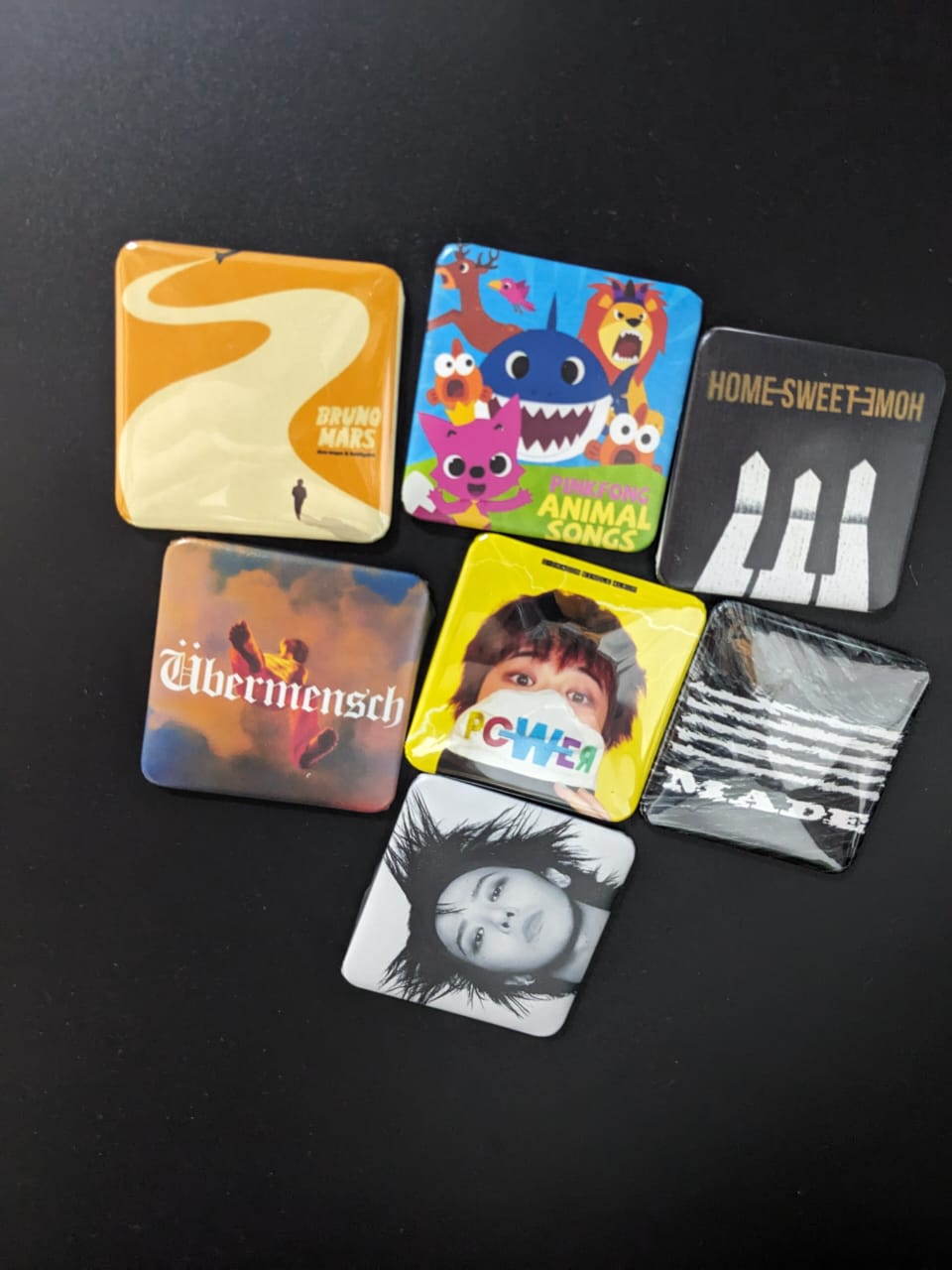 Square Photo Magnets 5cm x 5cm (with NFC)